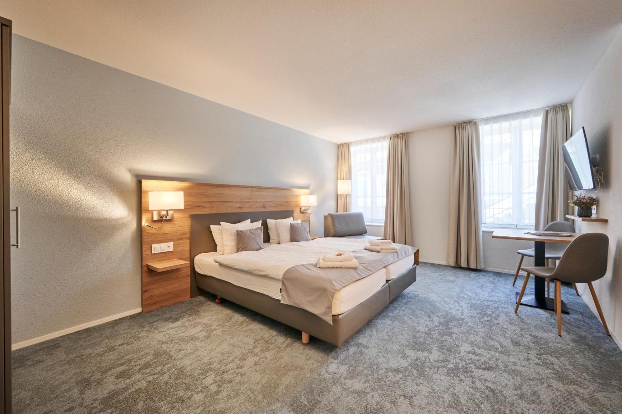 Aparthotel Krone - Self Check-In Unterseen Exteriér fotografie